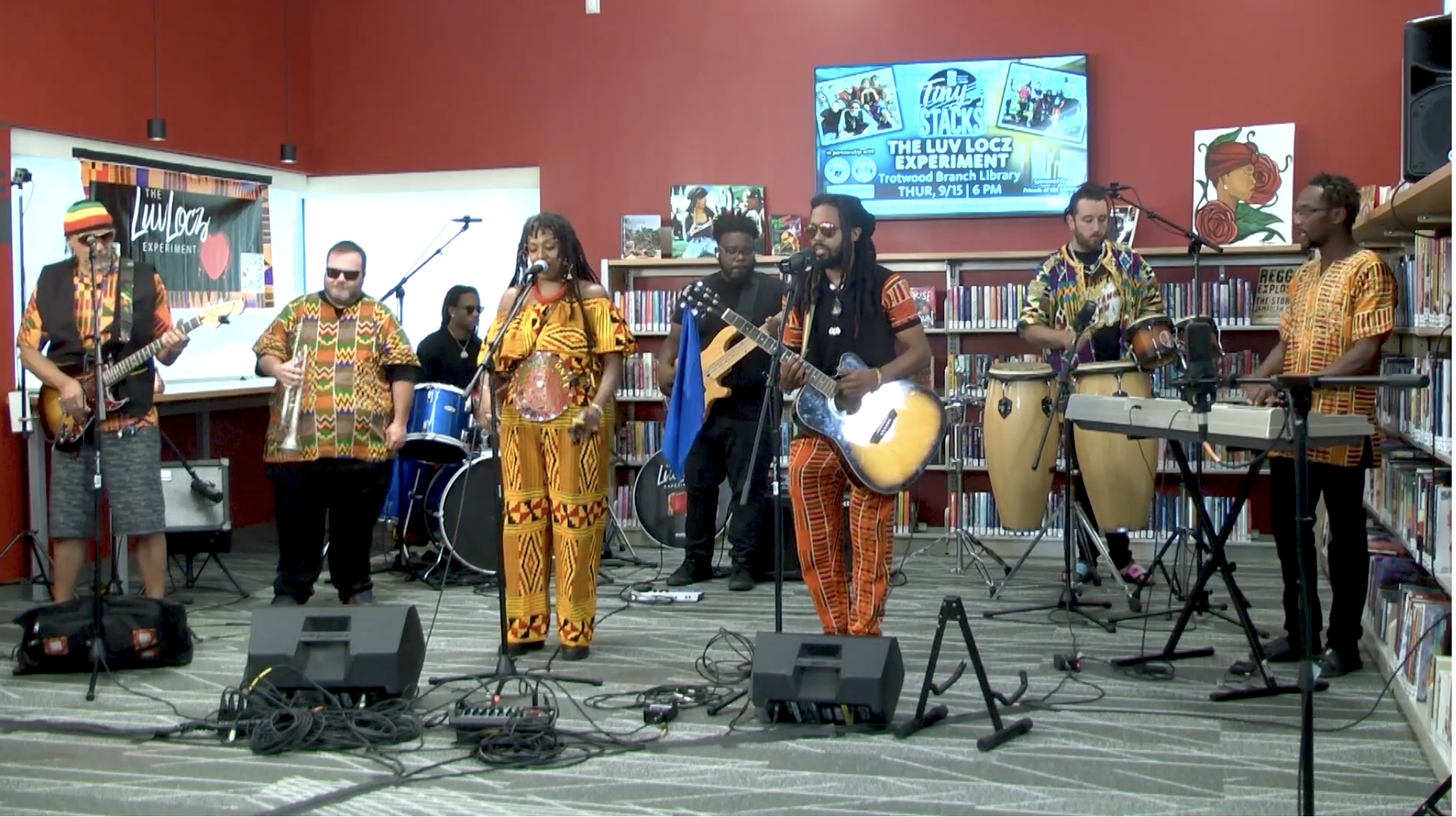 WATCH: Luv Locz Experiment perform in the stacks at the Trotwood branch of Dayton Metro Library - Vimarsana News